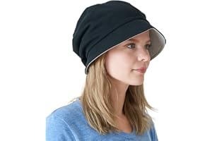 CHARM Casualbox Donna Cappello da Sole Cotone Organico - Reversibile Berretta Ragazze Moda Giapponesa