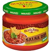 Old el Paso Tomato Dip Sauce, Spicy Smooth, Ready to Dipear with Nachos, 1 Canister, 12 oz