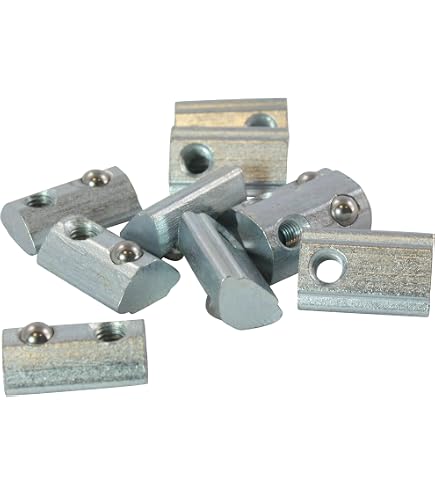 Aluminiumprofil 20x10L I-Typ Nut 5 (leicht), silber eloxiert. Aluminium Profil 20x10 Alu Profil 20 x 10 Montage- Systemprofil 620mm