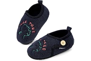 LACOFIA Pantofole Invernali Bambina Ciabatte Peluche Morbido per Bimbo Scarpe Calzino da Casa Calde Antiscivolo 22-31 EU