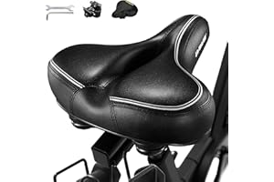 DAWAY C30 Selle de vélo surdimensionnée Confortable - Compatible avec Les vélos Peloton, d'exercice, de Montagne ou de Route, Remplacement de Selle de vélo Extra Large pour Homme Femme Confort