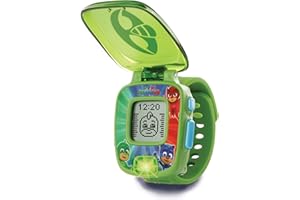 VTech 80-175884 Superlernuhr Gecko Lernuhr Kinderuhr, 3 Jahre to 6 Jahre, green