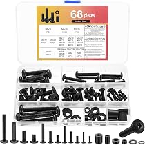 Kit De Vis VESA GINKGO Pour TV Jusqu'à 80" - M4 M5 M6 M8 Avec Entretoises, Compatible Avec Tous Supports Muraux - 8
