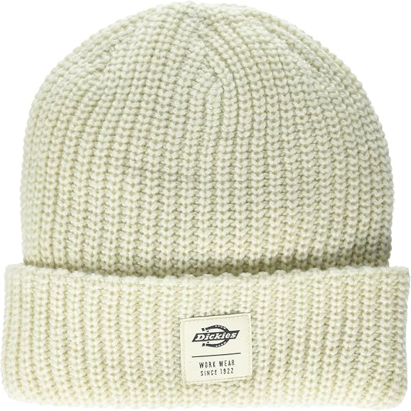 Dickies Woodworth Beanie - Grey Melange, Pull-On Closure, Machine Washable, Classic Knit Hat - View #10