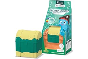 Kneipp naturkind - Trésor d'aventure surprise - Boule de bain pétillante pour enfants avec surprise - Plaisir de bain surprise - Coffre au trésor avec savon pétrissant pour jouer et nettoyer - 1 pièce