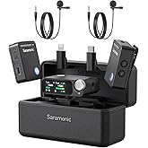Saramonic Ultra Kablosuz Yaka Mikrofon, 32-Bit Float Kayıt, Zaman Kodu Senkronizasyonu, G&uuml;r&uuml;lt&uuml; Engelleme, IPX5 Su Direnci, 9