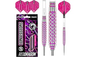 Confessions Tungsten Darts Set with Flights and Stems