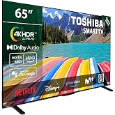 TOSHIBA 65UV2363DG Smart TV 4K UHD de 65", sin Marcos, con HDR10, Dolby Audio, Compatible con Asistente de Voz Alexa y Google