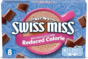 Swiss Miss Milk Chocolate Reduced Calorie Hot Cocoa Drink Mix 8 Envelopes 88g