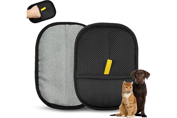 T TENEGIL Guante Quita Pelo Gato, Manopla Quita Pelos Mascota, Removedor de Pelo, Quitapelos Perro, Guante Reutilizable Quita Pelo Mascota (1 Unidad), Ideal para Uso Dario.