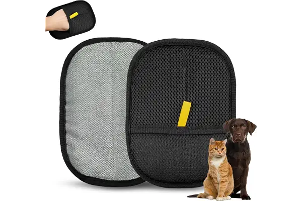 T TENEGIL Guante Quita Pelo Gato, Manopla Quita Pelos Mascota, Removedor de Pelo, Quitapelos Perro, Guante Reutilizable Quita Pelo Mascota (1 Unidad), Ideal para Uso Dario.