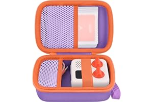 co2CREA Hard Case Compatible with Yoto Mini Kids Audio Music Player Children Speaker Plays Audiobook Cards Radio and Card Case Hold up to Yoto 36 Cards