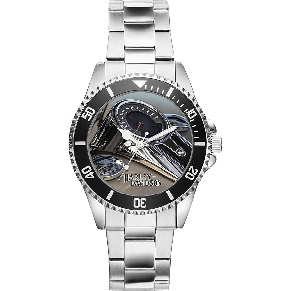 KIESENBERG Orologio Uomo Yamaha MT-10 Fan | Ø 43 Mm, Quadrante Tachimetro, Quarzo, Regalo Motociclista