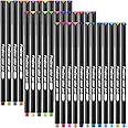 GOLDGE Fineliner Pens, 36-Colors Fine Point Pens Set with 0.4mm Fine Tip, Fineliner Color Pen for Drawing, Sketch, Writing, Journal, Note and Coloring Books