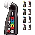 Posca - Uni Mitsubishi Pencil - Marker MOP'R - Round Tip XXL 3-19mm - Ergonomic Shape Half Ride Body - Water-Based Marker - For Any Surface - (White)