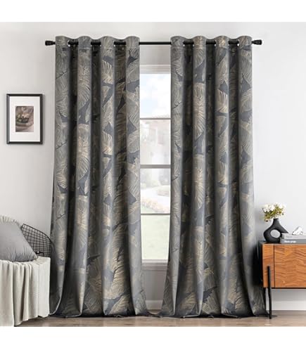 Eclipse 16205037095 GRE Darrell Thermaweave Window Panel, Gris, 37 X 95