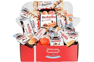 IMPERIAL COAST Boîte de chocolats, Coffret cadeau original pour anniversaires, enfants, amoureux, Kinder Bueno, Happy Hippo, Joy, Nutella B-ready, biscuits, Coffret chocolat a offrir pour Noël, Carton recyclable