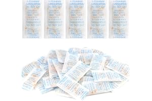 KASURE Silica Gel Bolsitas, 35 Piezas Bolsas Antihumedad, Deshumidificada Gel De Silice Antihumedad, Para Armarios, Zapatos, Etc. （10 G/Bolsa）