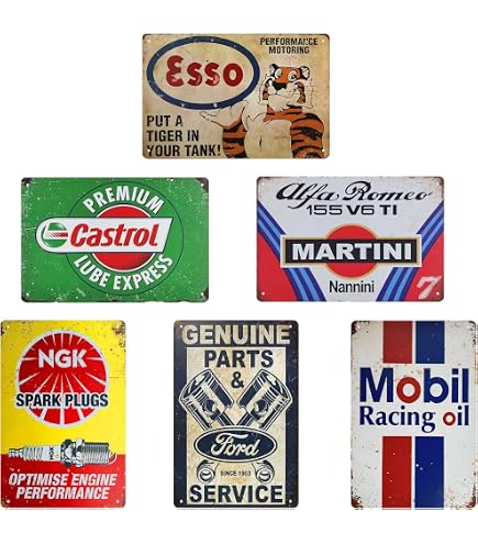 Hotrodspirit Chapa Pub Mini Cooper S Nº47 | Placa De Metal 30x20 Cm Para Garaje, Diner O Loft | Decoración Vintage De Coches