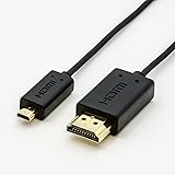 Extreme Slim 2.6â€™ MICRO HDMI Cable â€“ Worldâ€™s Thinnest and Most Flexible HDMI Cable. (2.6 Ft / 0.8m) High-Speed Supports Full 1080P, 4K, UltraHD, 3D, Ethernet, and Audio Return Channel