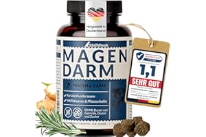 Schnüffelfreunde Magen Darm für Hunde I Unterstützt die Darmflora und natürliche Darmregulierung beim Hund - mit Flohsamenschalen, Pflanzenkohle und Moorextrakt (150g - ca. 180 Stück)