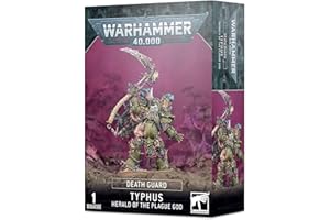 Games Workshop Warhammer 40k - Death Guard Typhus : Typhus - Héraut du Dieu de la Peste 99120102076 Noir