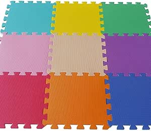 9 Piece Emboitement Eva Mousse Activite Play Enfants Bebe Doux Tapis Carreaux Set Amazon Fr Bebes Puericulture
