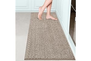 FCSDETAIL Dirt Trapper Indoor Door Mat 60 x 150 cm, Machine Washable Entrance Rug, Dog Doormat, Non-slip Inside Runner Rug for Hallway, Entryway, Kitchen