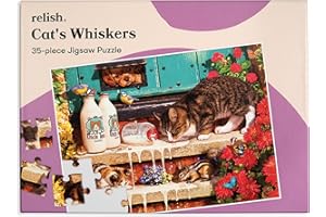 Relish ‘Cat's Whiskers’ Puzzle 35 Pièces : Activités Adaptées aux Seniors Atteints de Démence ou d’Alzheimer