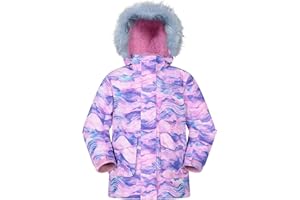 Mountain Warehouse Aries Kids 3-in-1 Waterproof Jacket -Taped Seams Childrens Rain Jacket, Detachable Hood Girls & Boys Raincoat, Antipill -Best for Autumn, Winter