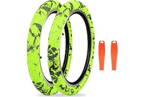 ZUKKA Juego de 2 neumáticos de bicicleta 30TPI de 20 pulgadas, 20 x 2,10 pulgadas, capa 56-406 Plus, paquete de 2 unidades, 20 pulgadas, 20 x 1,75/2,125 para bicicleta infantil de 20 pulgadas, MTB,