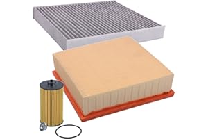 BESTPRICE Inspektionspaket Filterset mit 1x Ölfilter; 1x Luftfilter; 1x Innenraumfilter (Aktivkohle); 1x Ölablassschraube inkl. Dichtung, KOMPATIBEL MIT - OPEL MERIVA B (S10)