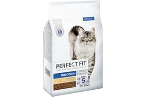PERFECT FIT Indoor Adult Trockenfutter für erwachsene Katzen ab 1 Jahr - Huhn, 7 kg (1 Beutel)