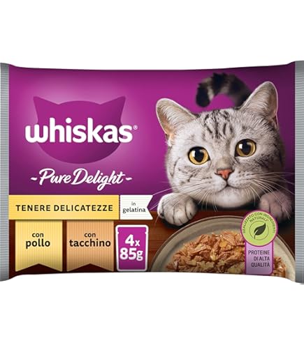 Felix Purina Fantastic natvoer voor katten, volwassenen, favoriete keuze, 6 verpakkingen met 12 zakjes, 85 g - 72 stuks