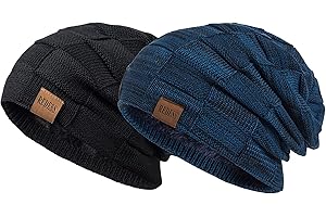 REDESS Czapka Beanie dla mężczyzn i kobiet Zimowe ciepłe czapki Działania Slouchy Grube Czapki Czapki