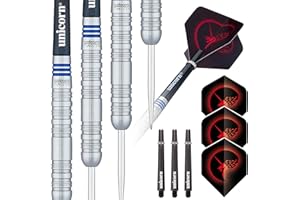 Unicorn Zestaw rzutek ze stalową końcówką | rdzeń | naturalne beczki wolframowe | 20 g, 21 g, 22 g, 23 g, 24 g, 25 g, 26 g lub 27 g