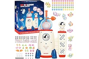 deAO Nano Tape Bubble Kit, Nano Tape Bolle Set Fai da Te con Pompa per Palloncini Razzo, Bolle Elastiche e Accessori Adesivi, DIY Craft per Bambini, Giocattoli Regalo Creativo per Soffiabili