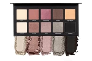 LaRoc PRO Pandora's Box Eyeshadow Palette - High Pigment Smokey, Nude and Neutral Matte & Metallics, Taupe, Brown, White, Gold & Black Eyeshadow - Eye Shadow Makeup Palette