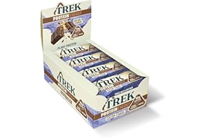 JC's Trek Cocoa Chaos High Protein Energy Bar - Plant Based - Gluten Free - Natural Ingredients - 55g x 16 bars