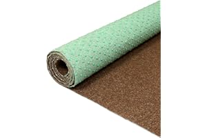 TAPISO Pemba - Tappeto in erba artificiale, resistente alle intemperie, ad asciugatura rapida, per esterni, balcone, terrazza, giardino, erba artificiale, 100 x 100 cm