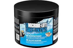 ARKA MICROBE-LIFT Sili-Out 2 – środek do usuwania krzemianów i fosforanów na bazie aluminium do akwariów z wodą słodką i morską, 500 ml, 360 g