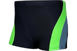 Aquarti Badehose Jungen mit Kordelzug – Schwimmhose Jungen Kinder, Badehosen für Jungen Sportlich & Schnell Trocknend