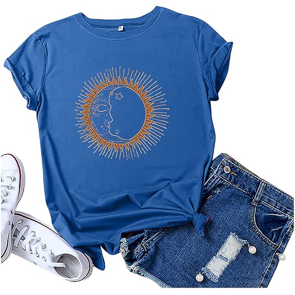 Damen-T-Shirt „Good Vibes“ – Lässig & Locker – Aus Baumwollmix