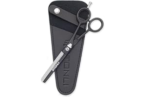 STONLI Professional Hairdressing Scissors for Hair Cutting - Stainless Steel 5.5 inch Hair Scissors with Sharp Edge - Hair Cutting Scissor for Salon, Home, Men, Women (Traditional, 5.5" Thinning)