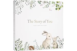 ZIRI & ZANE Keepsake Memory Book for Baby Boy or Girl Timeless First 5 Year Baby Book A Milestone Book to Record Every Event from Birth to Age 5 Gender Neutral Journal Scrapbook Photo Album