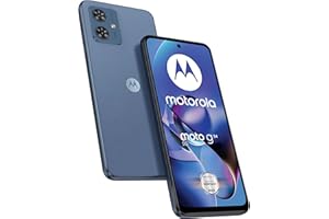Motorola Mobility Moto g54 5G (6,5"-FHD+-Display, 50-MP-Dual-Kamera, 8/256 GB, 5000 mAh, Android 13) Indigo Blue (veganes Leder), inkl. Schutzcover + Handyhalterung [Exklusiv bei Amazon]