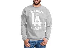 Sweatshirt Herren Los Angeles California La Palme Crew Neck Neverless®