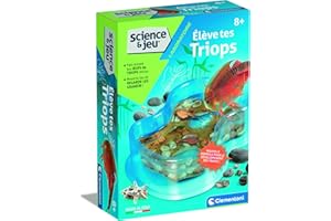 Clementoni | Science & Jeu – Élève Tes Triops pour Enfants 8 Ans+ | Kit Complet : Aquarium, Sable, Œufs, Nourriture, Additif | Crustacés Préhistoriques à Faire Éclore | Activité Scientifique Ludique