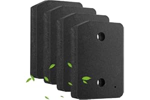 FUKMORY 4 pcs 9164761 Filtro de Secadora para Miele T1 Series Secadora de Bomba de Calor,Filtro Accesorio de Repuesto para Filtro Grueso | 207 x 157 x 30mm | Filtro de Zócalo para Secadora.