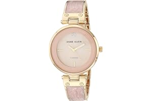 Anne Klein Women's Genuine Diamond Dial Bangle Watch